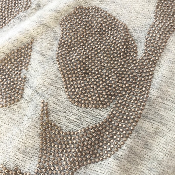 ZADIG & VOLTAIRE Skull Cashmere and Sparkle Sweater / XS - Picture 2 of 13